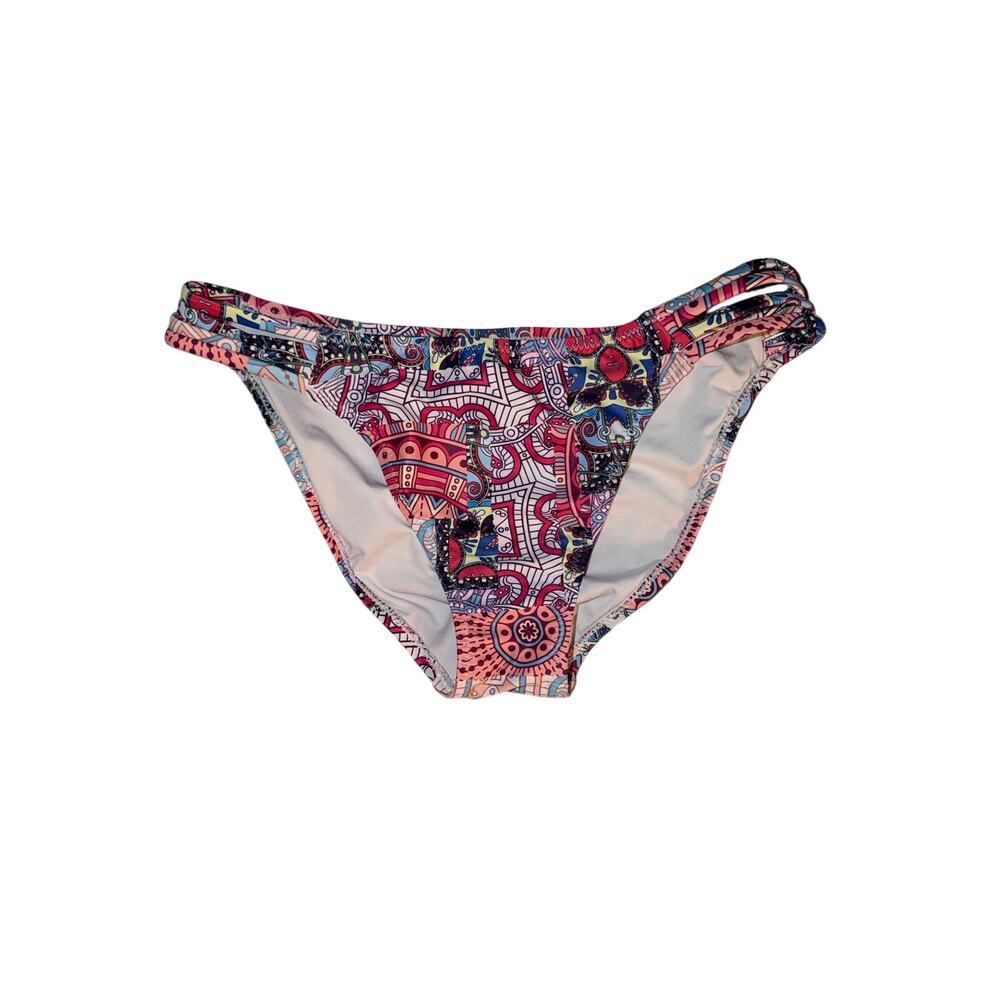 Zeraca Paisley Print Bikini Bottoms - Size: XS - Swimsuit, Swimwear